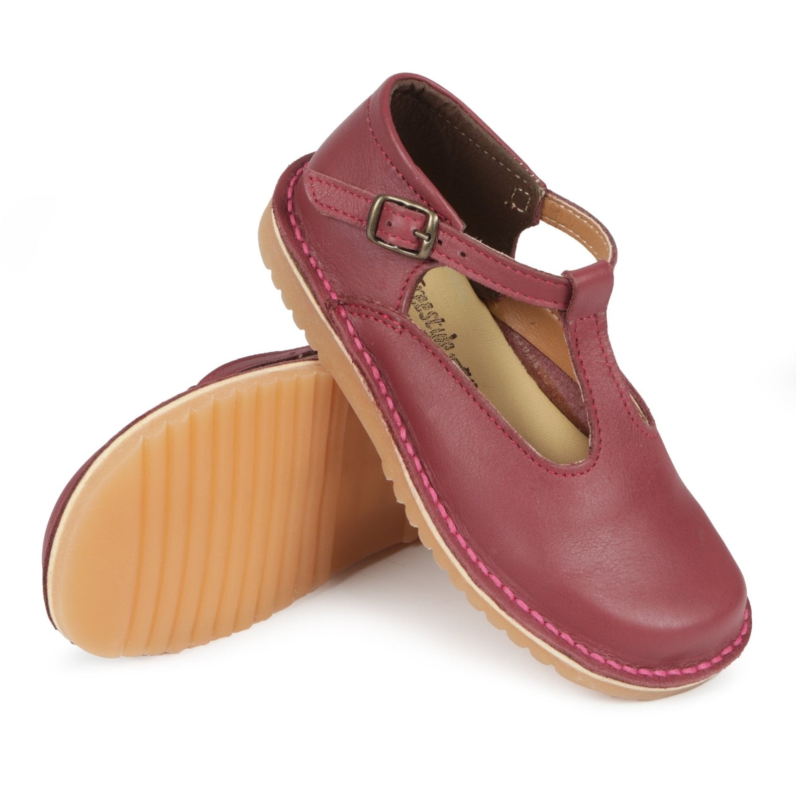 Madison Kid's Classical T - Bar - Freestyle SA Proudly local leather boots veldskoens vellies leather shoes suede veldskoens