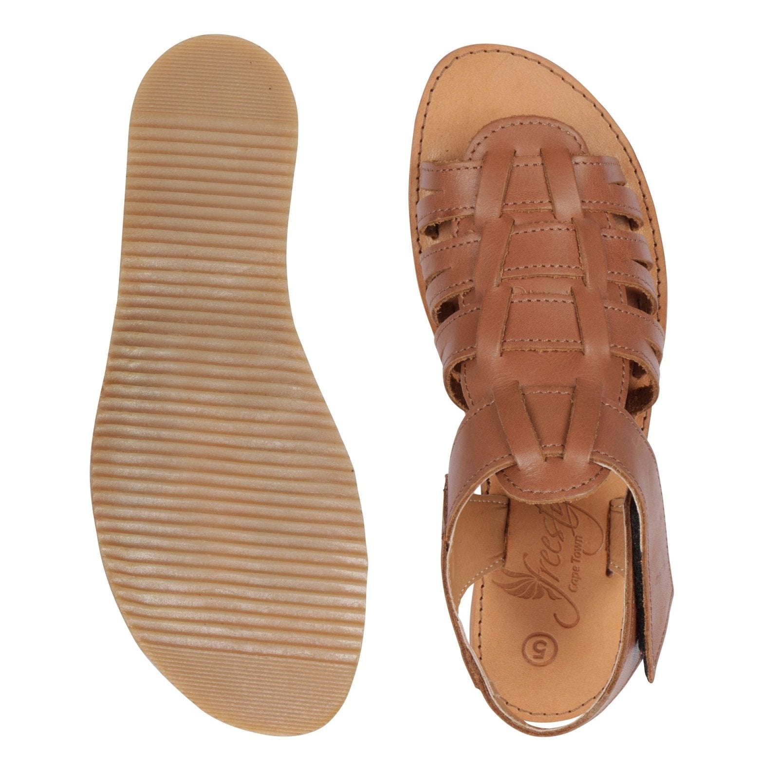 Natalie Ethnic Handcrafted Ladies Leather Summer Sandal - Freestyle SA Proudly local leather boots veldskoens vellies leather shoes suede veldskoens