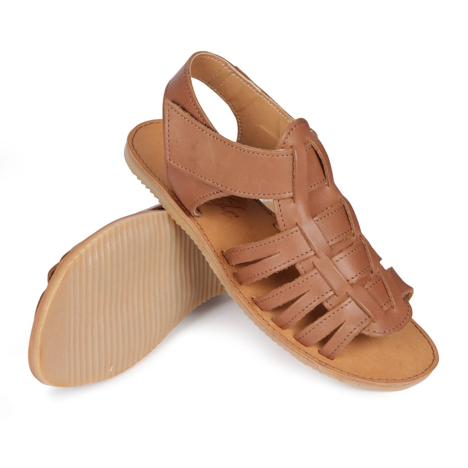 Natalie Ethnic Handcrafted Ladies Leather Summer Sandal - Freestyle SA Proudly local leather boots veldskoens vellies leather shoes suede veldskoens