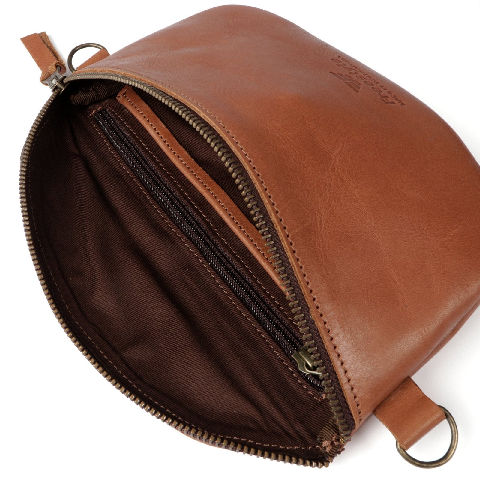 Nixon Premium Leather Moon Bag Hip Pouch - Freestyle SA Proudly local leather boots veldskoens vellies leather shoes suede veldskoens