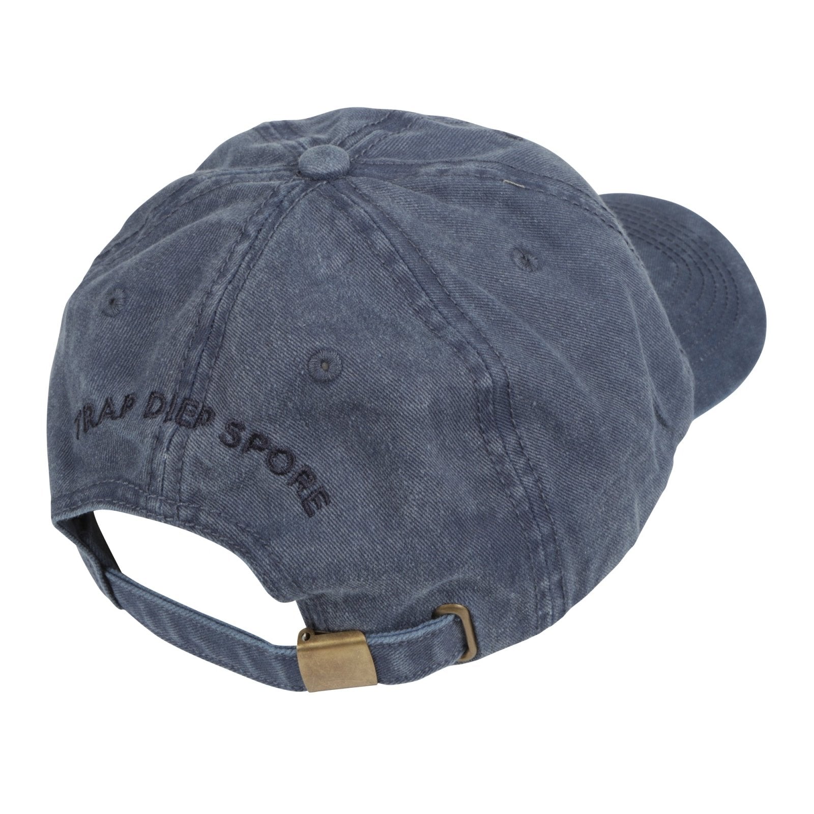 Peak Cap Washed Navy Blue 100% Cotton - Freestyle SA Proudly local leather boots veldskoens vellies leather shoes suede veldskoens
