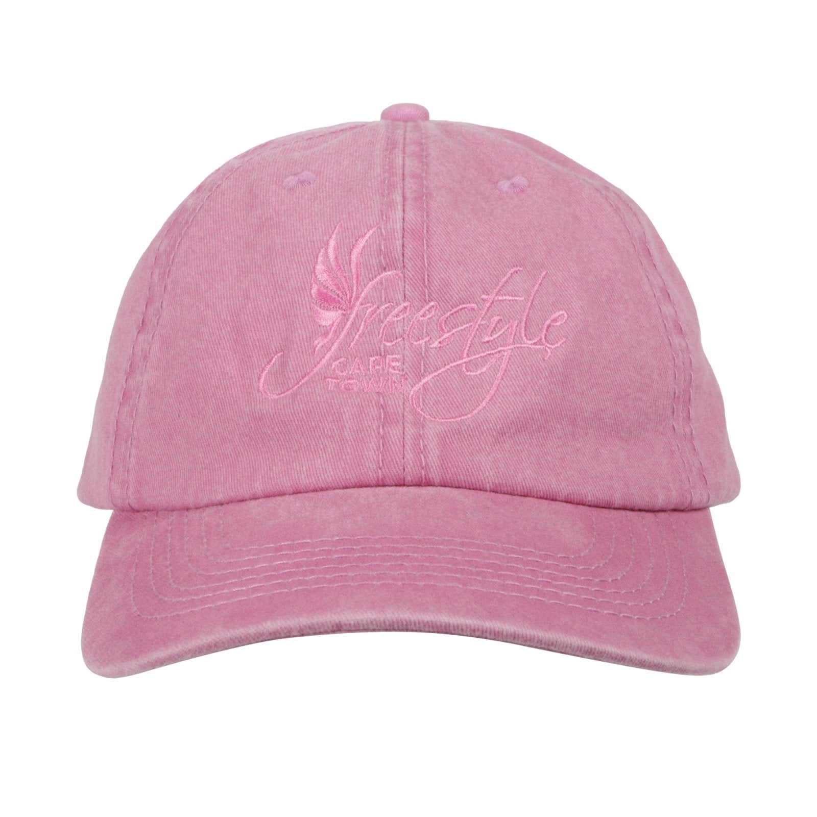 Peak Cap Washed Pink 100% Cotton - Freestyle SA Proudly local leather boots veldskoens vellies leather shoes suede veldskoens