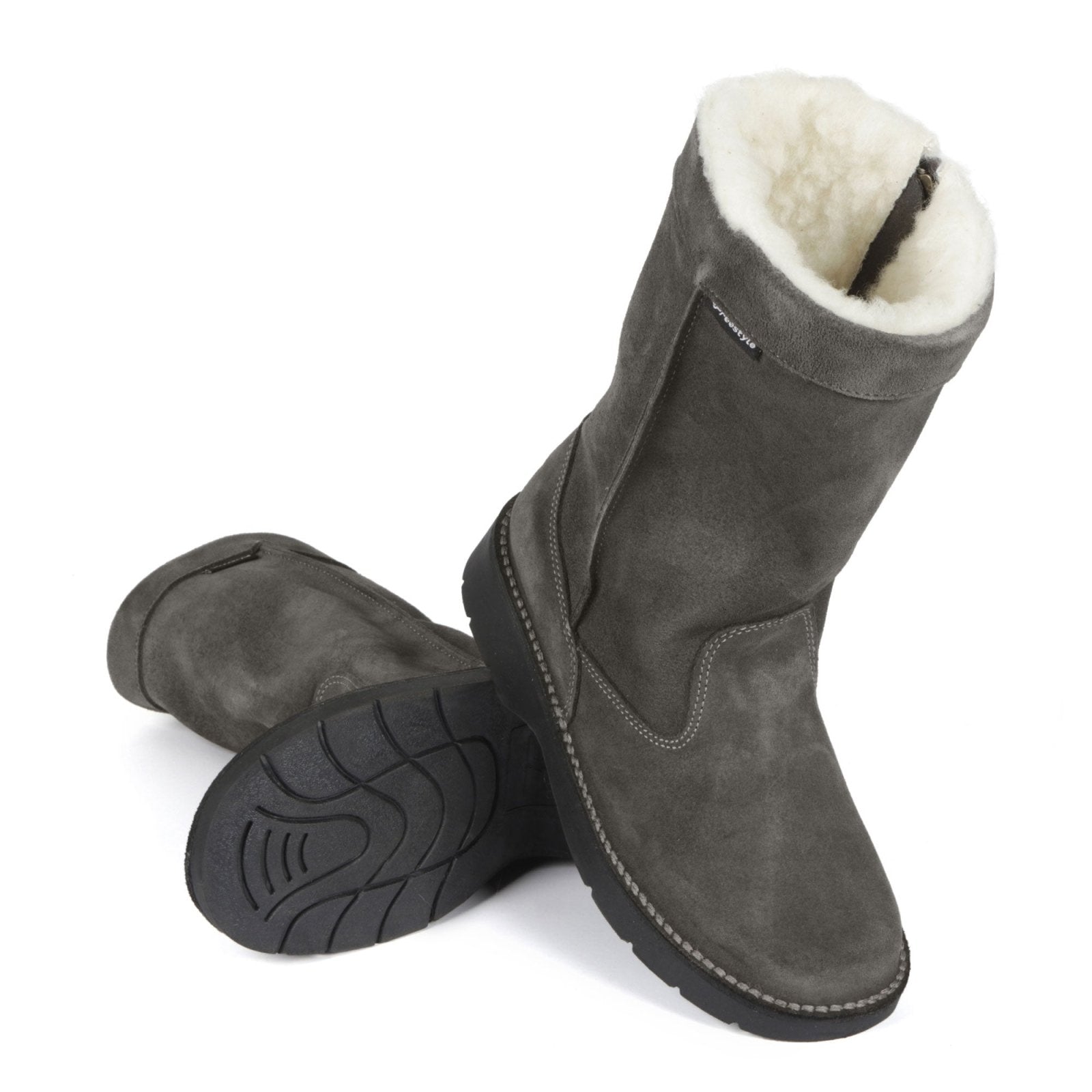 Polar Surf Boot Locally Handmade Premium Suede 100% Wool-lined - Freestyle SA Proudly local leather boots veldskoens vellies leather shoes suede veldskoens