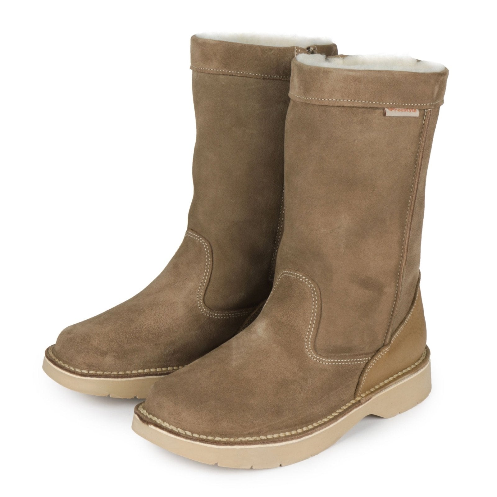 Polar Surf Boot Locally Handmade Premium Suede 100% Wool-lined - Freestyle SA Proudly local leather boots veldskoens vellies leather shoes suede veldskoens