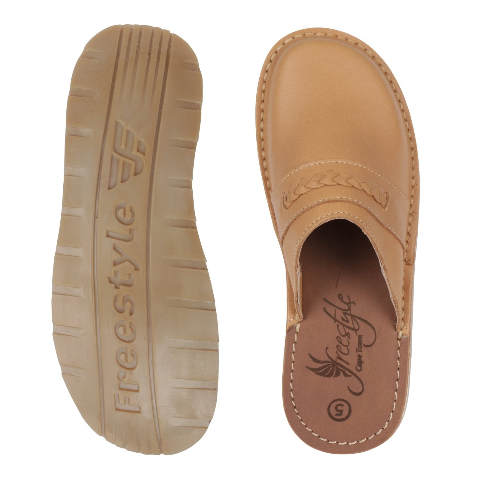 Sienna premium leather handcrafted Slip - On Clog - Freestyle SA Proudly local leather boots veldskoens vellies leather shoes suede veldskoens