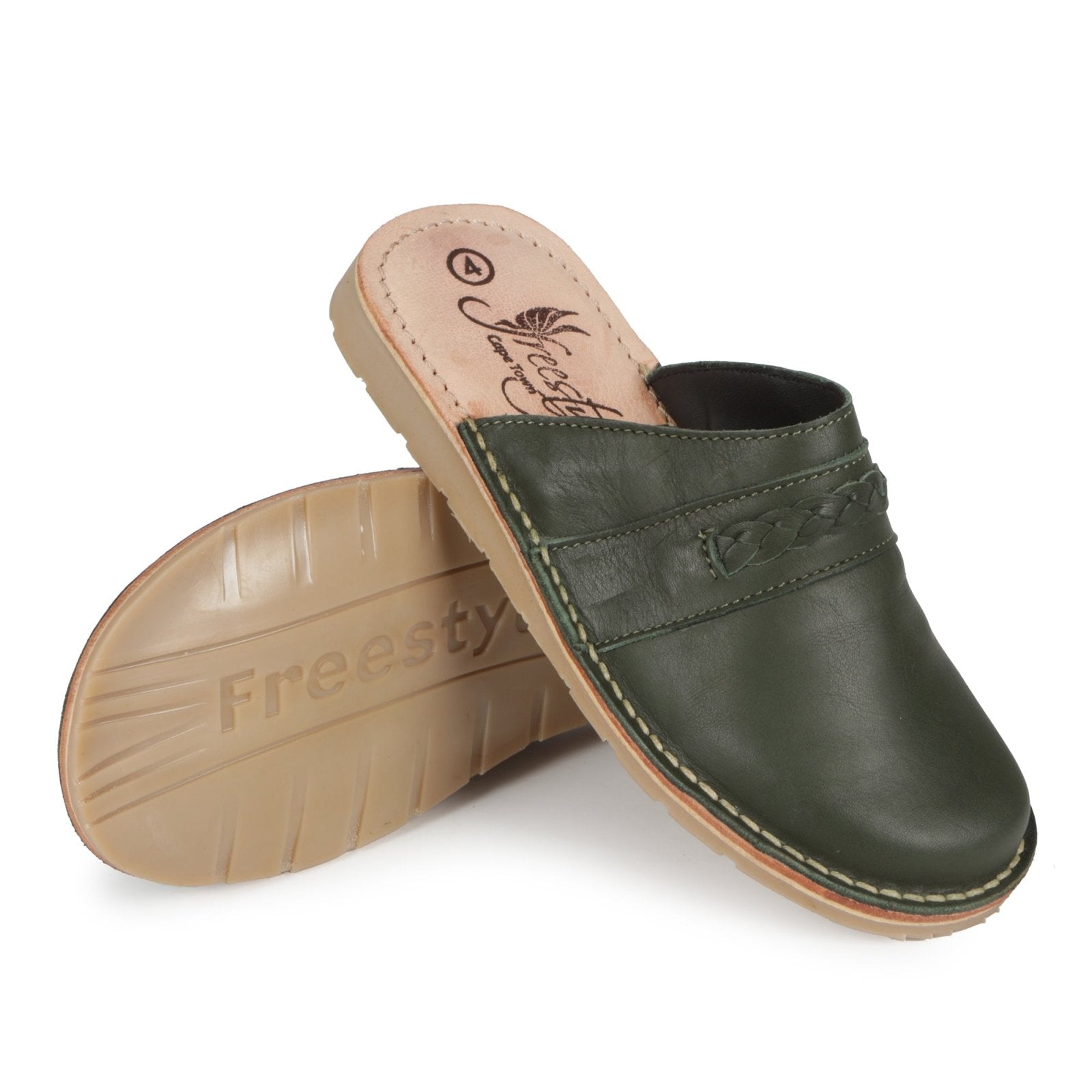 Sienna premium leather handcrafted Slip - On Clog - Freestyle SA Proudly local leather boots veldskoens vellies leather shoes suede veldskoens