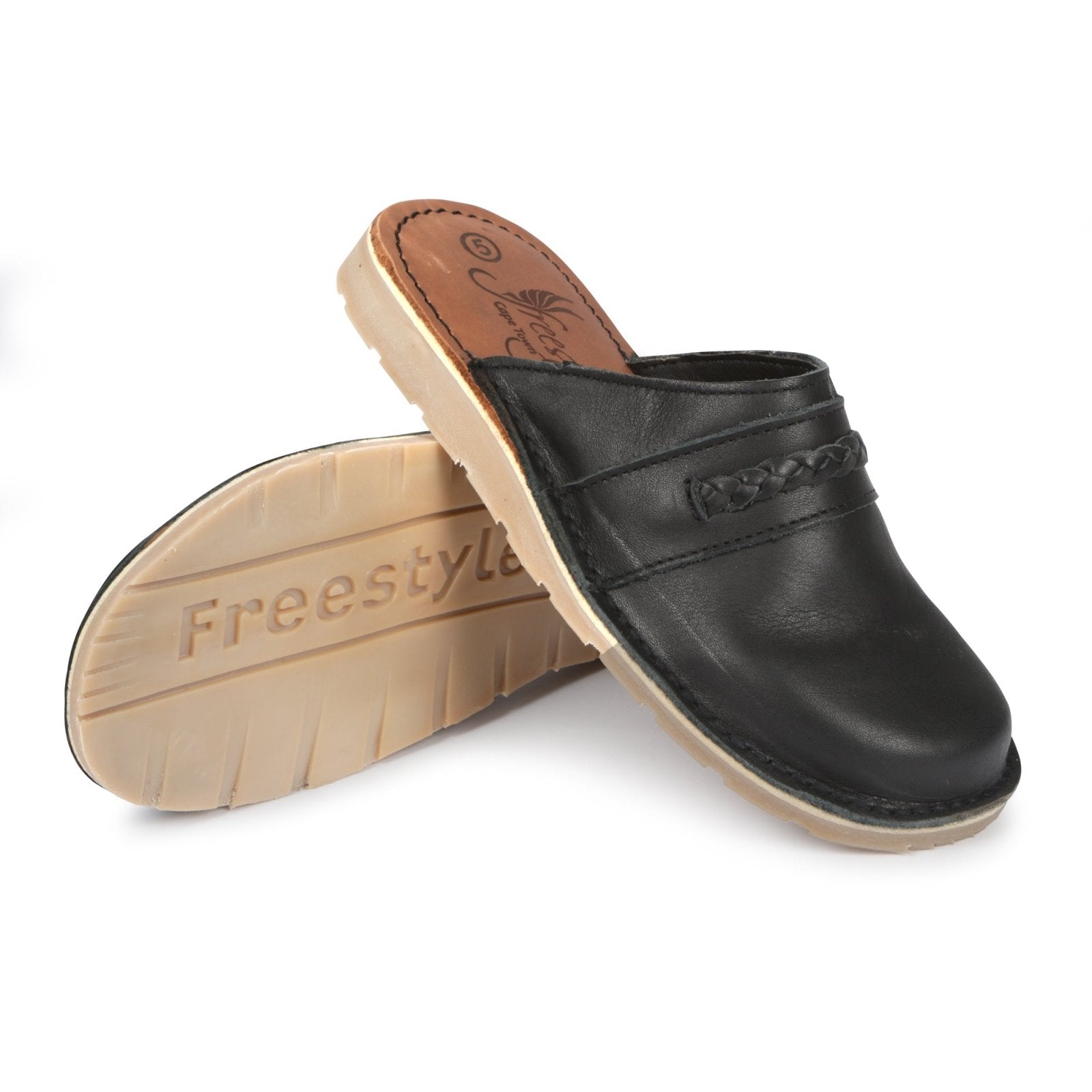 Sienna premium leather handcrafted Slip - On Clog - Freestyle SA Proudly local leather boots veldskoens vellies leather shoes suede veldskoens