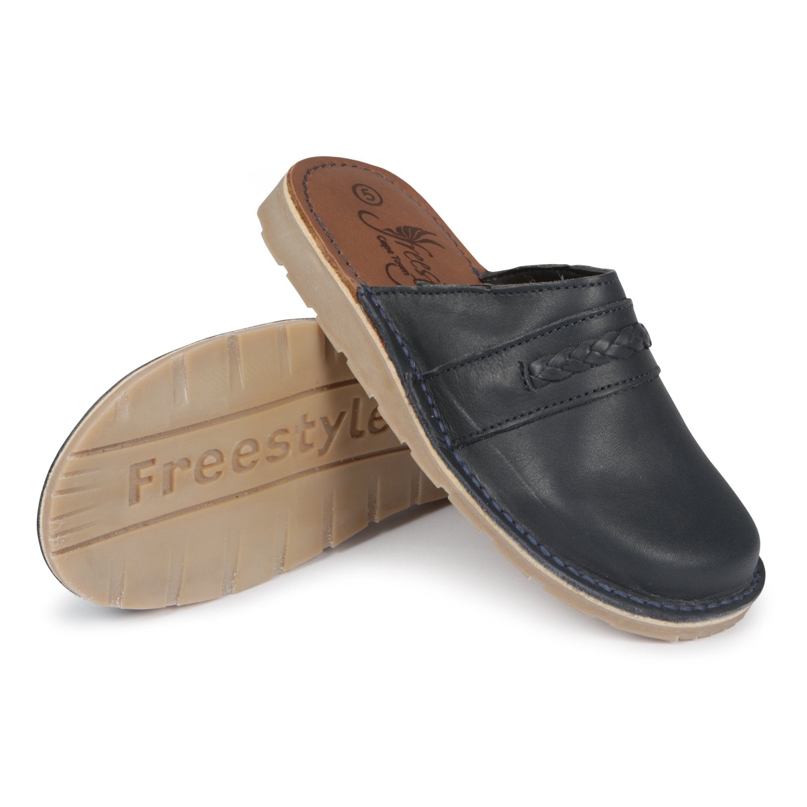 Sienna premium leather handcrafted Slip - On Clog - Freestyle SA Proudly local leather boots veldskoens vellies leather shoes suede veldskoens