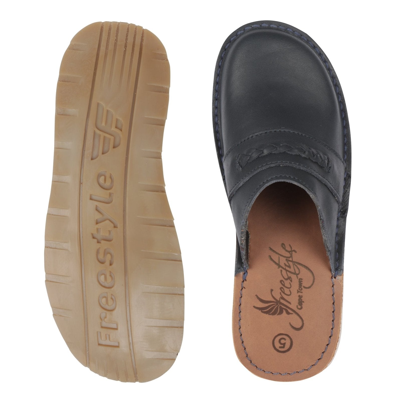 Sienna premium leather handcrafted Slip - On Clog - Freestyle SA Proudly local leather boots veldskoens vellies leather shoes suede veldskoens
