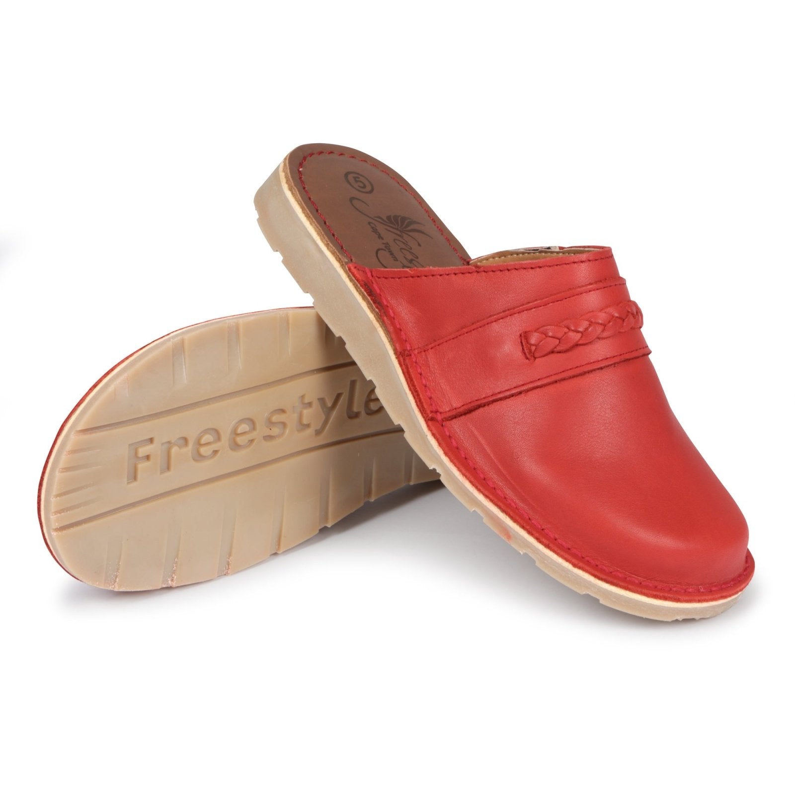 Sienna premium leather handcrafted Slip - On Clog - Freestyle SA Proudly local leather boots veldskoens vellies leather shoes suede veldskoens