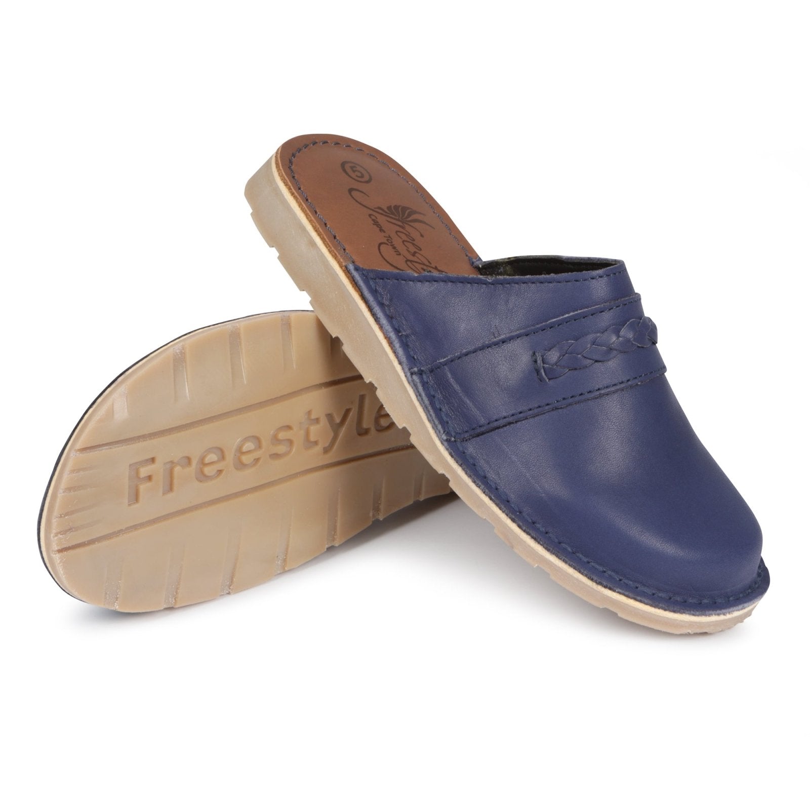 Sienna premium leather handcrafted Slip - On Clog - Freestyle SA Proudly local leather boots veldskoens vellies leather shoes suede veldskoens