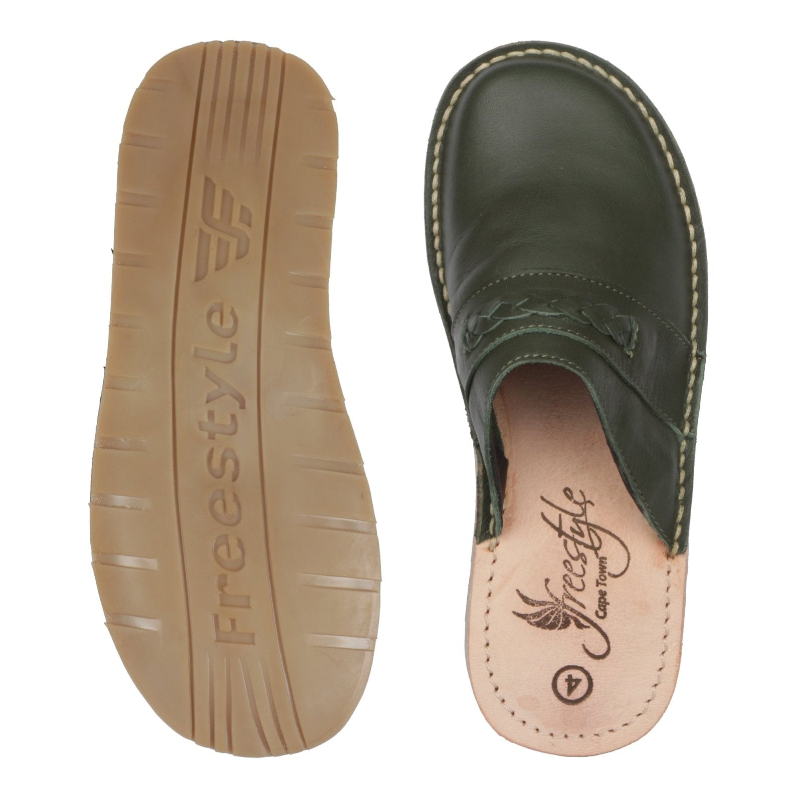Sienna premium leather handcrafted Slip - On Clog - Freestyle SA Proudly local leather boots veldskoens vellies leather shoes suede veldskoens