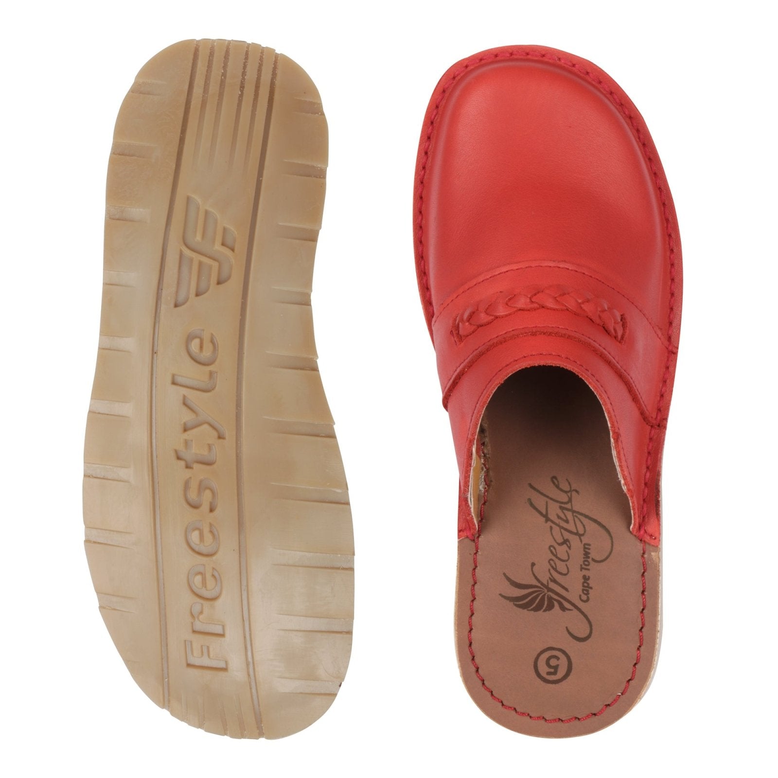 Sienna premium leather handcrafted Slip - On Clog - Freestyle SA Proudly local leather boots veldskoens vellies leather shoes suede veldskoens