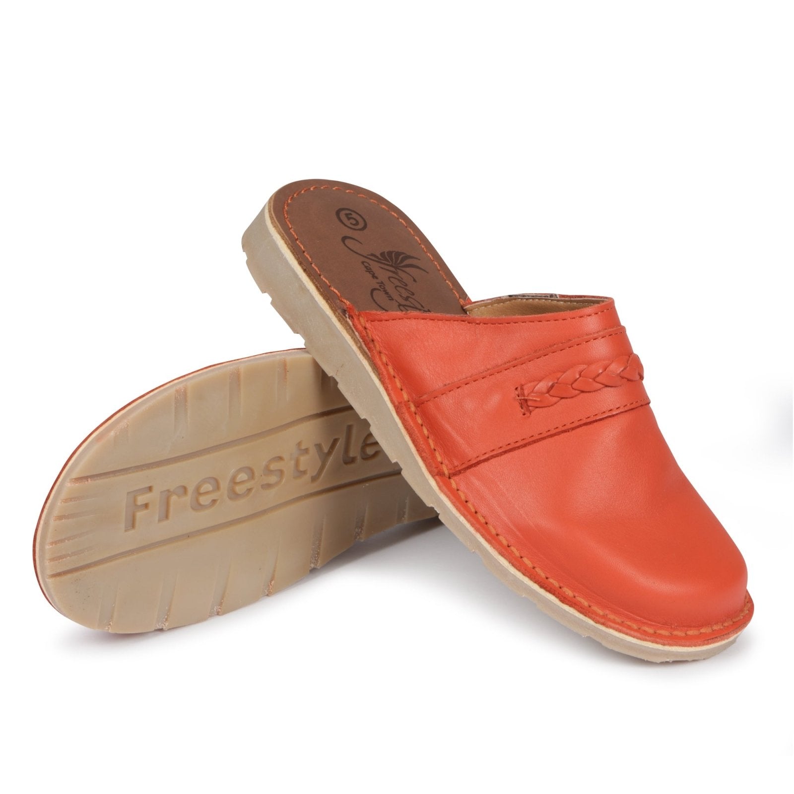 Sienna premium leather handcrafted Slip - On Clog - Freestyle SA Proudly local leather boots veldskoens vellies leather shoes suede veldskoens