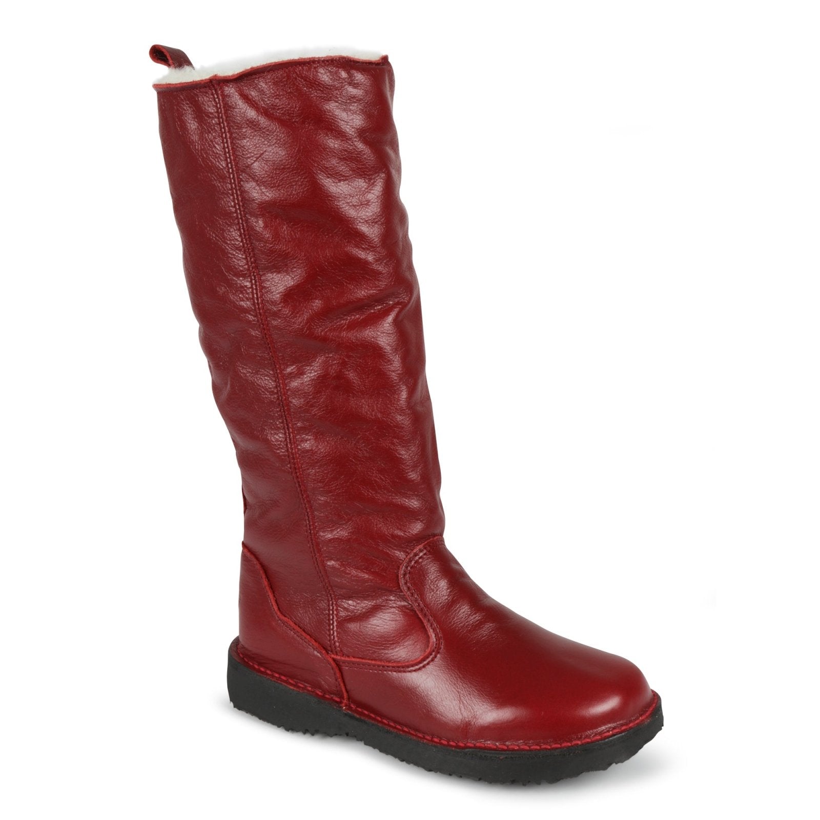 Stella 100% wool - lined premium leather ladies boot - Freestyle SA Proudly local leather boots veldskoens vellies leather shoes suede veldskoens