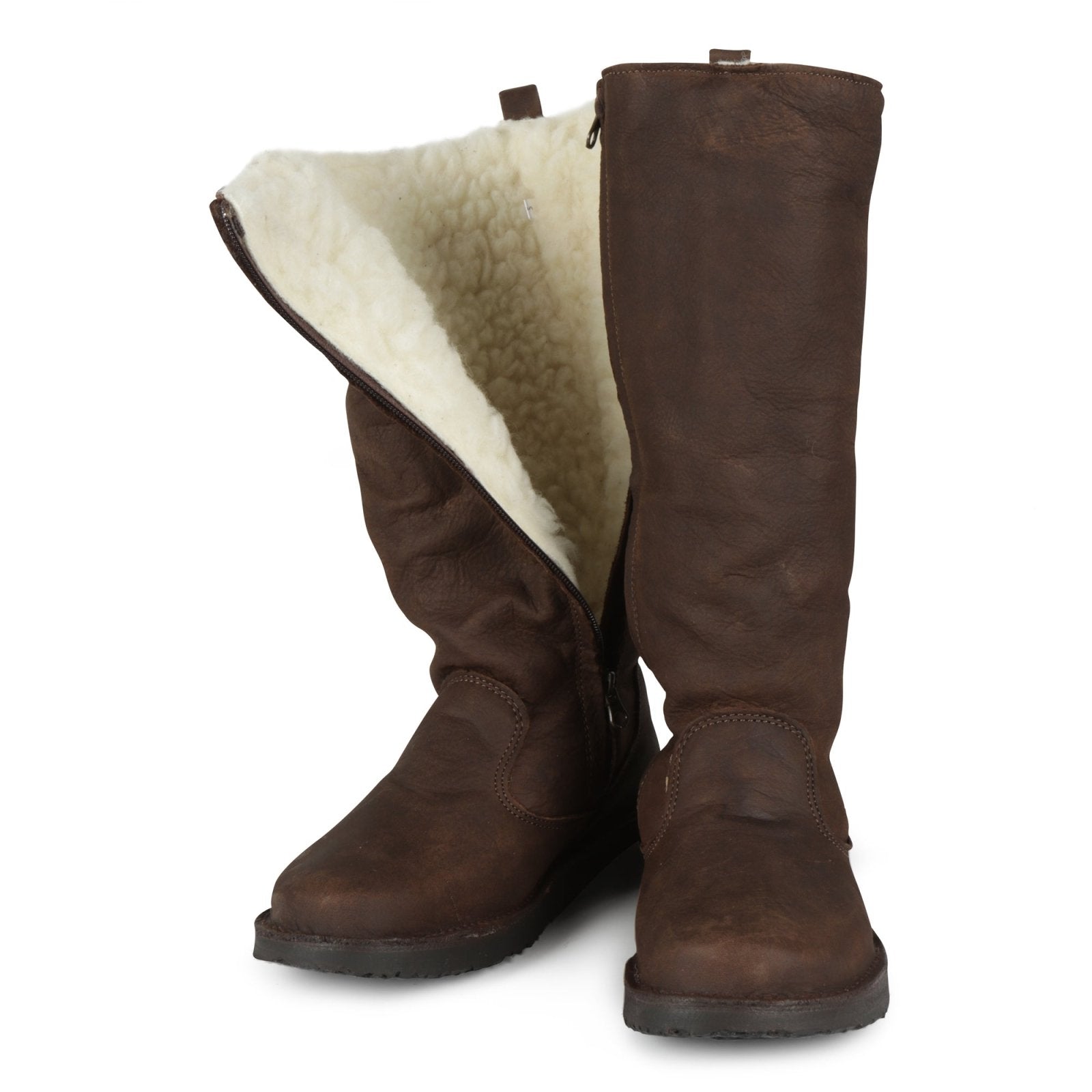 Stella 100% wool - lined premium leather ladies boot - Freestyle SA Proudly local leather boots veldskoens vellies leather shoes suede veldskoens