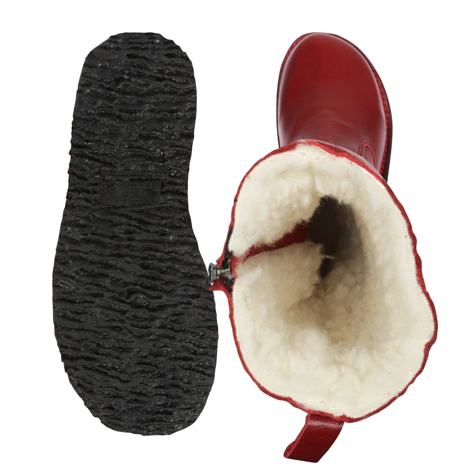 Stella 100% wool - lined premium leather ladies boot - Freestyle SA Proudly local leather boots veldskoens vellies leather shoes suede veldskoens