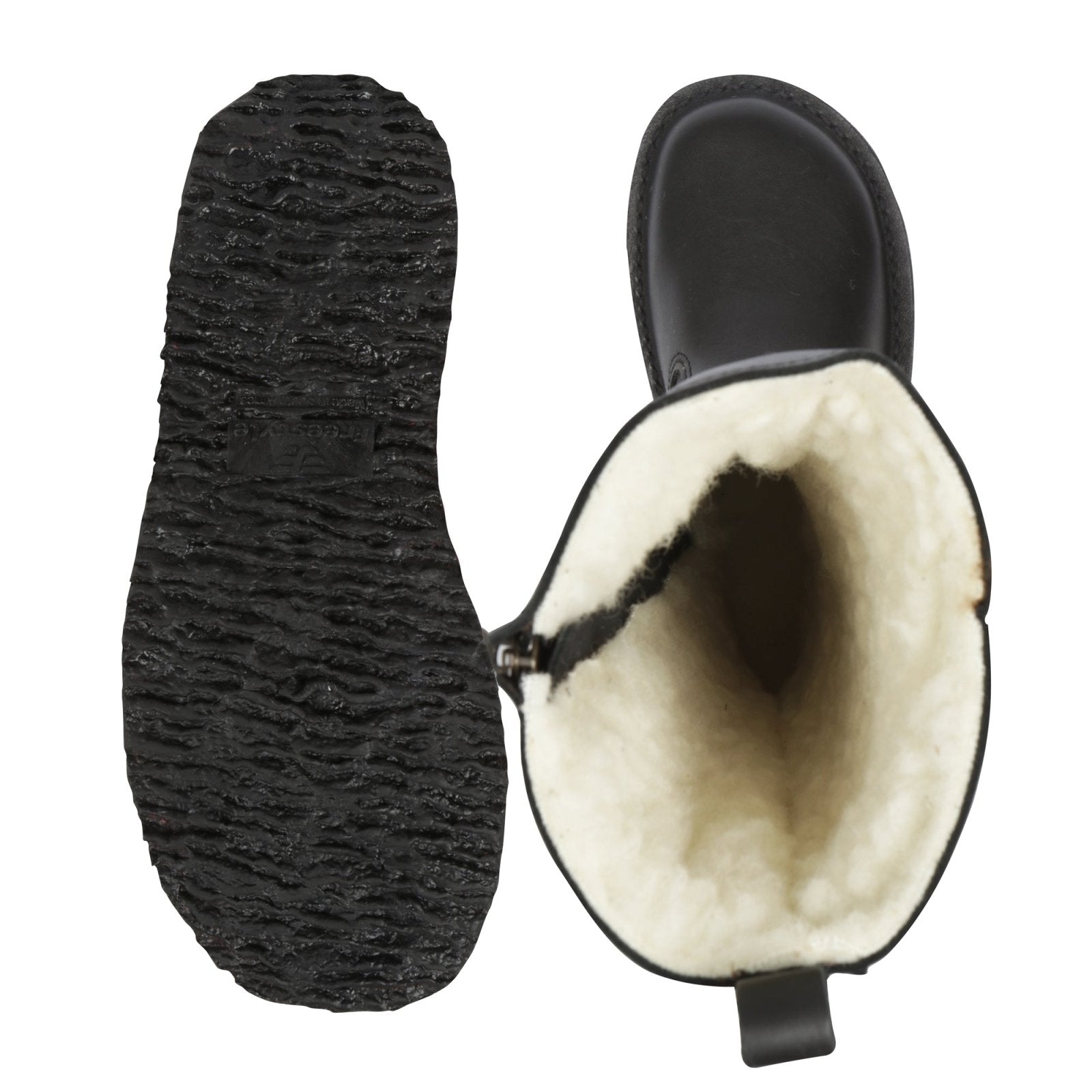 Stella 100% wool - lined premium leather ladies boot - Freestyle SA Proudly local leather boots veldskoens vellies leather shoes suede veldskoens