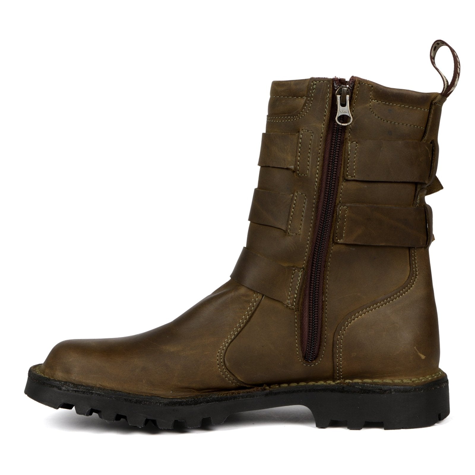Stormrider Men's Premium 3 Buckle Boot with inside zip - Freestyle SA Proudly local Apparel & Accessories leather boots veldskoens vellies leather shoes suede veldskoens