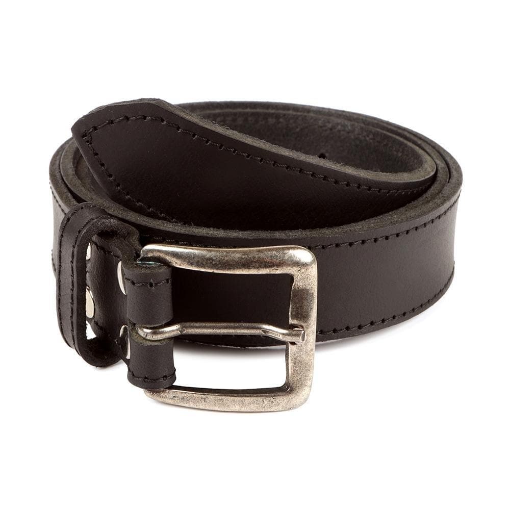32mm Fullgrain Premium Leather Stitched Men's Belt - Freestyle SA Proudly local leather boots veldskoens vellies leather shoes suede veldskoens
