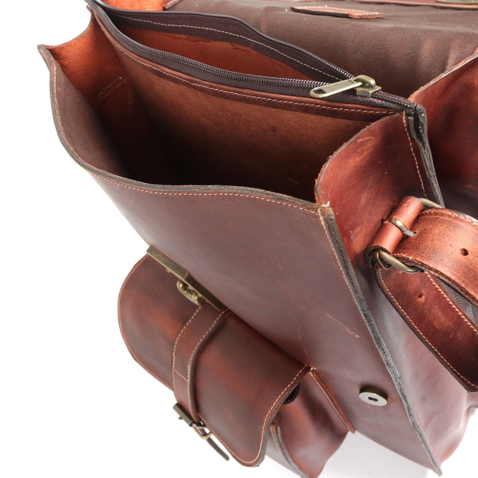 Adventurer Meerkat Premium Leather Back Pack with Kombi Straps - Freestyle SA Proudly local leather boots veldskoens vellies leather shoes suede veldskoens