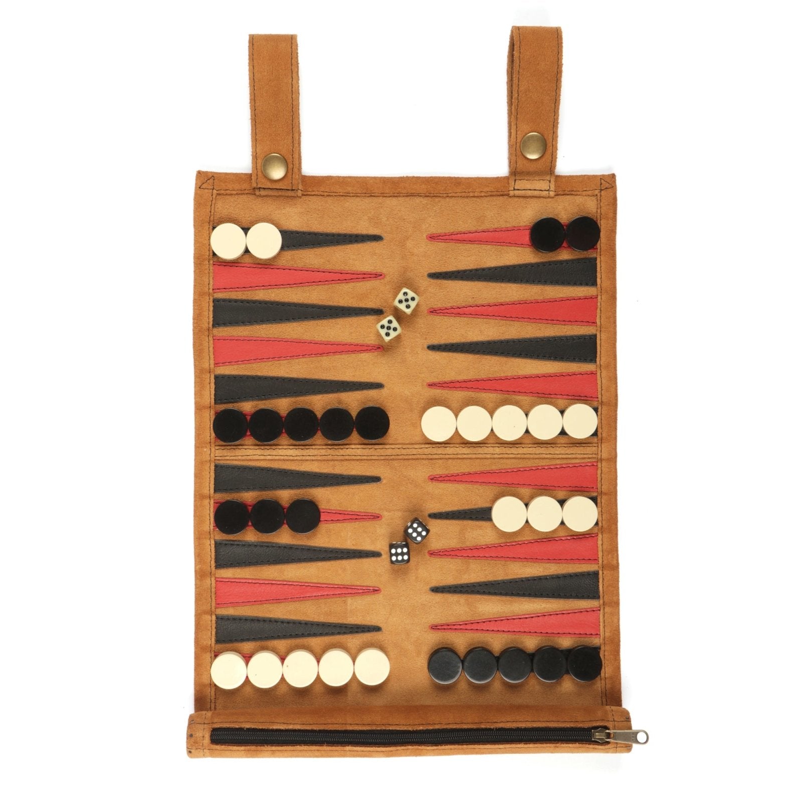 Backgammon Handmade premium suede leather Roll-up - Freestyle SA Proudly local leather boots veldskoens vellies leather shoes suede veldskoens