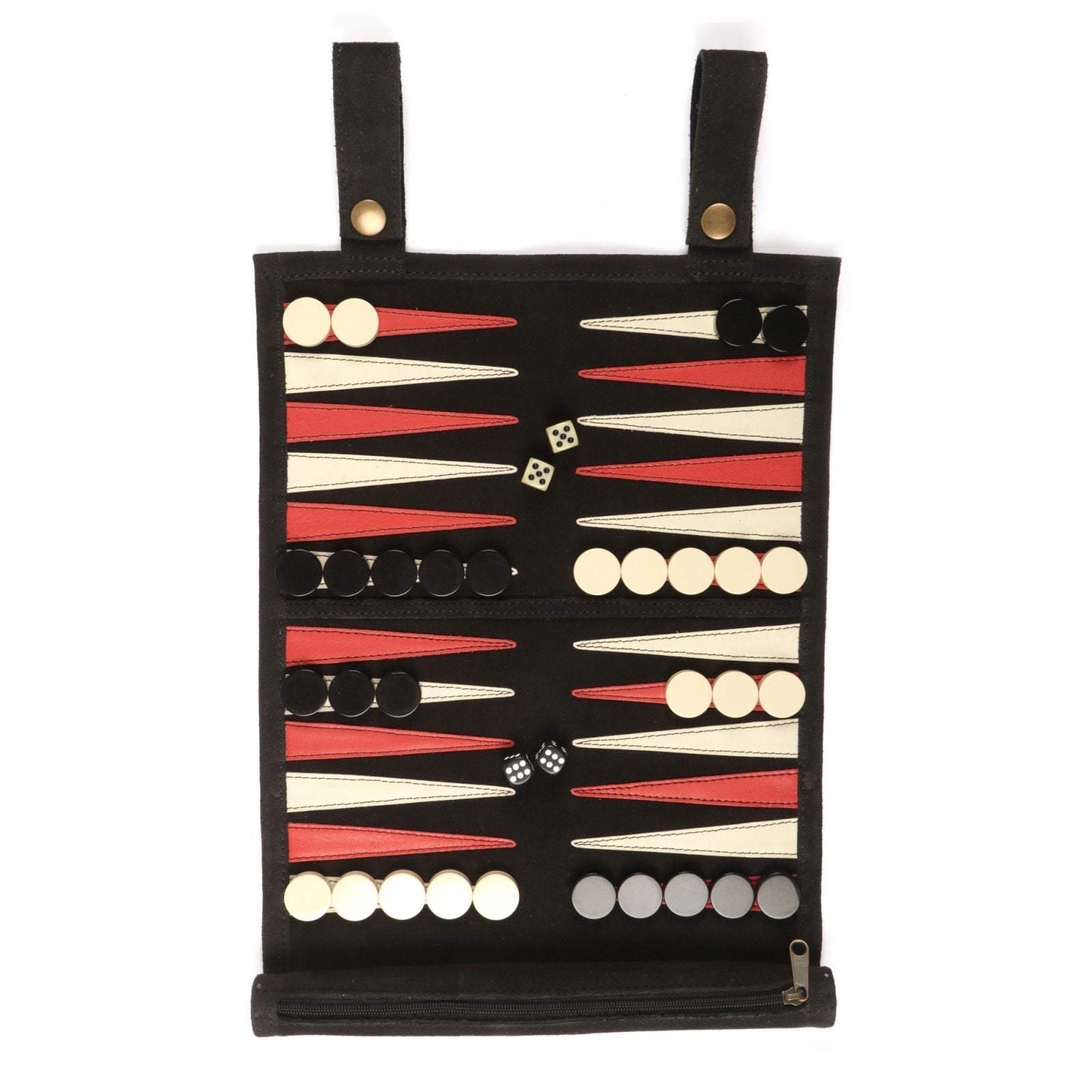 Backgammon Handmade premium suede leather Roll-up - Freestyle SA Proudly local leather boots veldskoens vellies leather shoes suede veldskoens