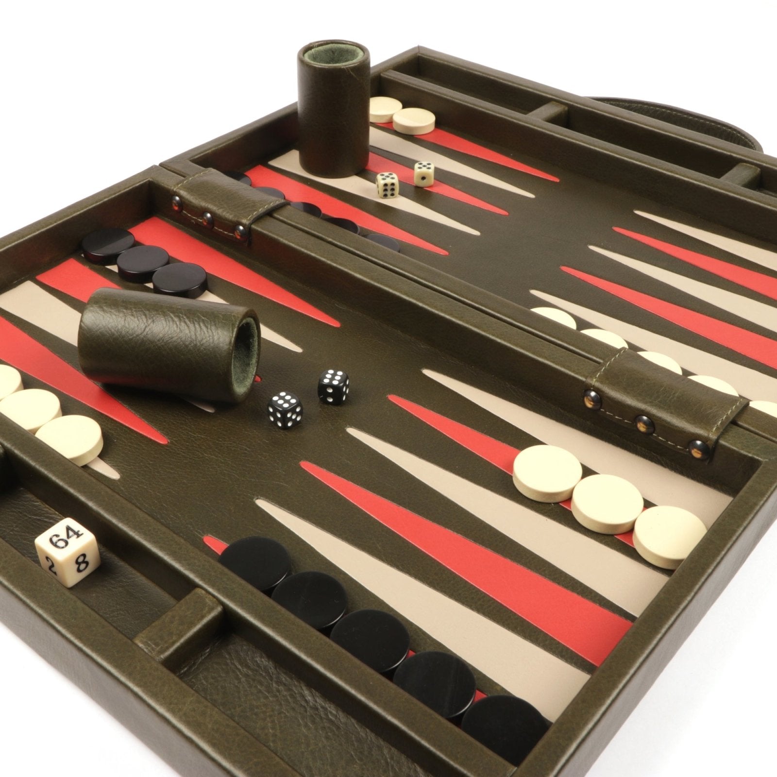 Backgammon Premium leather Boxed Board Set - Freestyle SA Proudly local Games leather boots veldskoens vellies leather shoes suede veldskoens