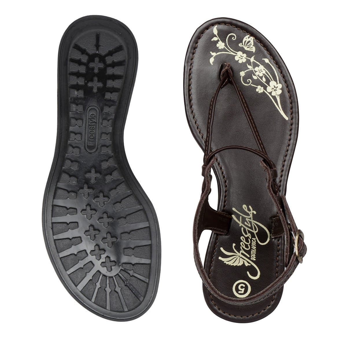 Baleka Premium Leather Ladies Sandal - Freestyle SA Proudly local leather boots veldskoens vellies leather shoes suede veldskoens