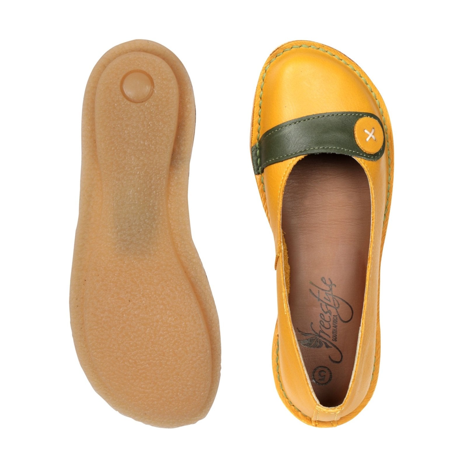 Buttonquail Ladies Premium Leather Court Shoe - Freestyle SA Proudly local Leather Goods Supplier leather boots veldskoens vellies leather shoes suede veldskoens