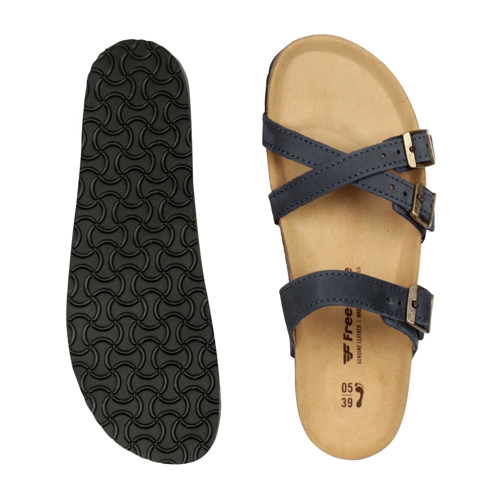 Corkies Anke Anatomical Cork Footbed Premium leather health sandal - Freestyle SA Proudly local Leather Goods Supplier leather boots veldskoens vellies leather shoes suede veldskoens