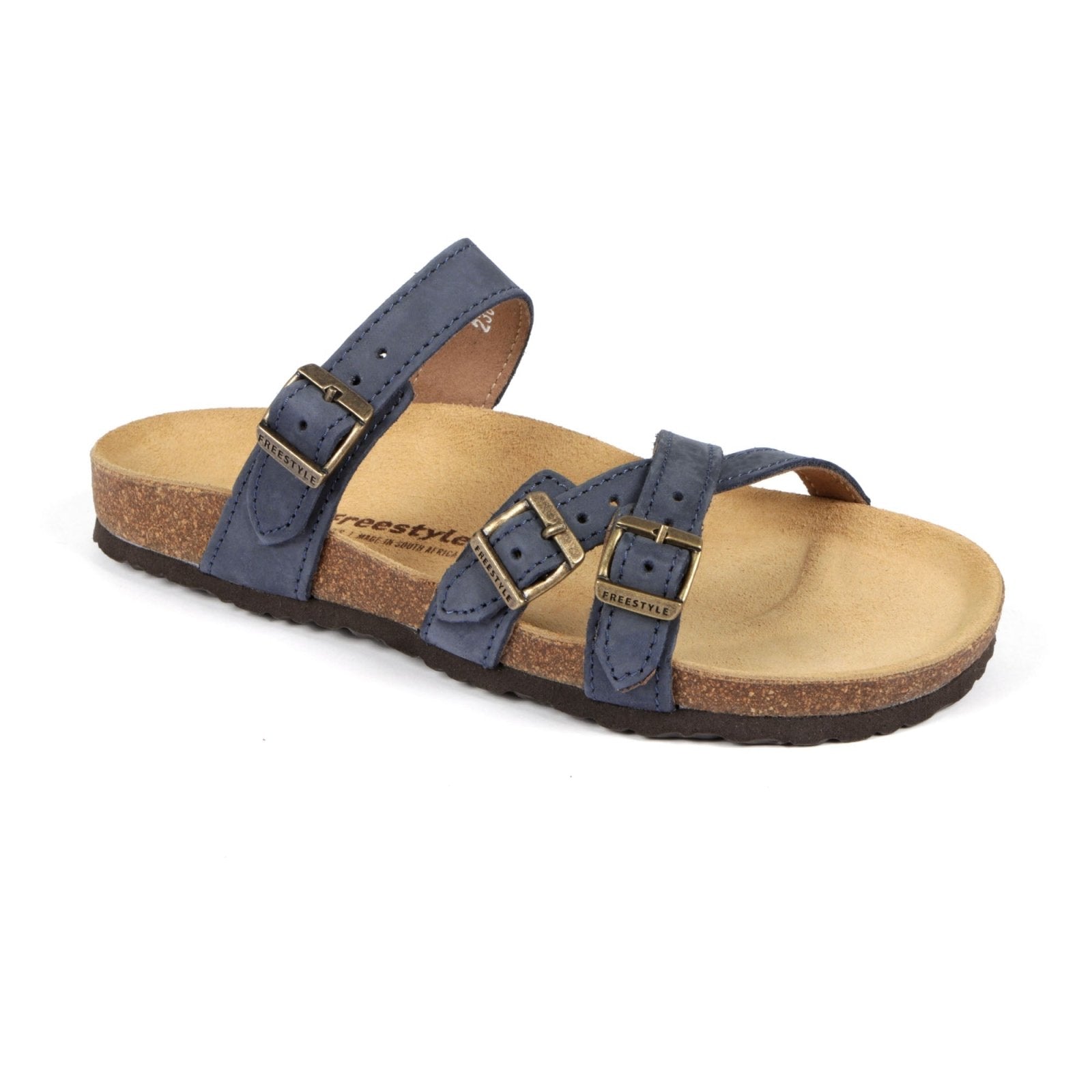 Corkies Anke Anatomical Cork Footbed Premium leather health sandal - Freestyle SA Proudly local Leather Goods Supplier leather boots veldskoens vellies leather shoes suede veldskoens