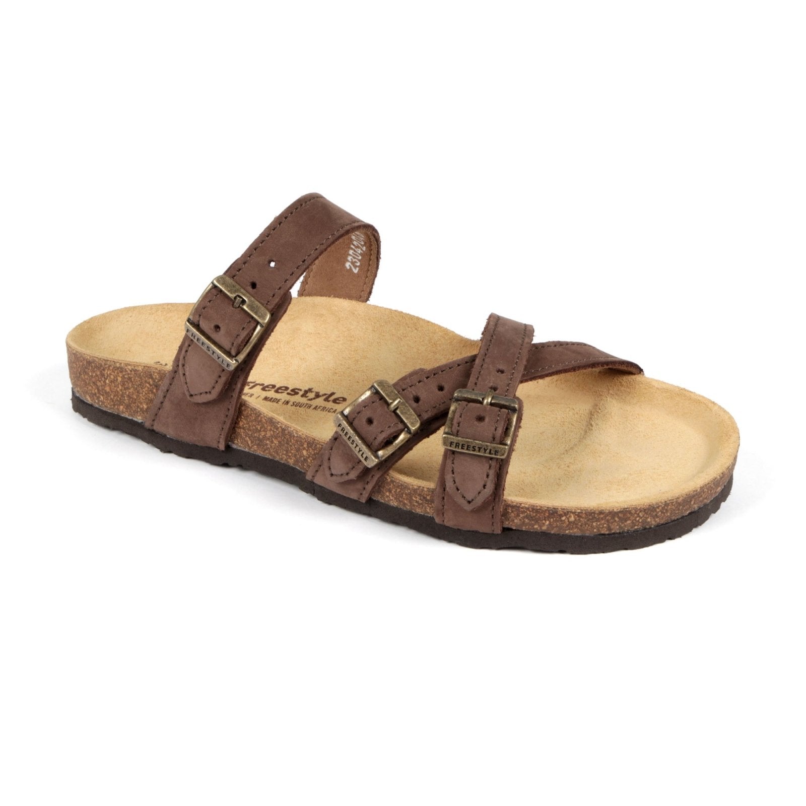 Corkies Anke Anatomical Cork Footbed Premium leather health sandal - Freestyle SA Proudly local Leather Goods Supplier leather boots veldskoens vellies leather shoes suede veldskoens
