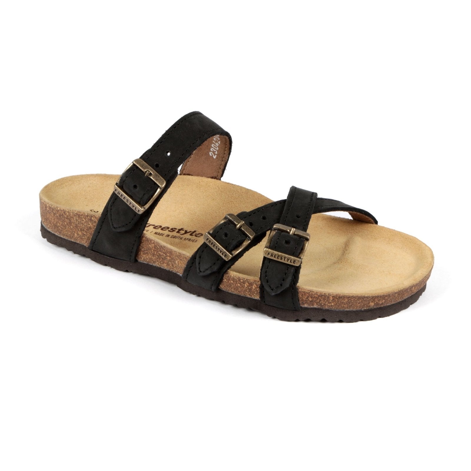 Corkies Anke Anatomical Cork Footbed Premium leather health sandal - Freestyle SA Proudly local Leather Goods Supplier leather boots veldskoens vellies leather shoes suede veldskoens