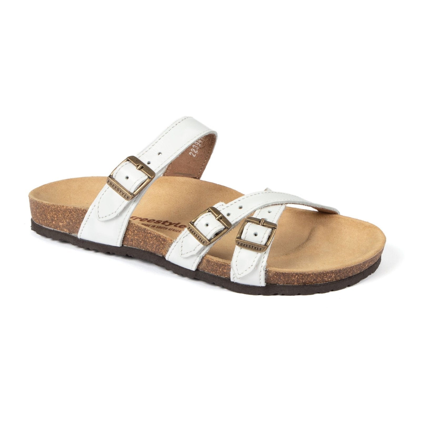 Corkies Anke Anatomical Cork Footbed Premium leather health sandal - Freestyle SA Proudly local Leather Goods Supplier leather boots veldskoens vellies leather shoes suede veldskoens
