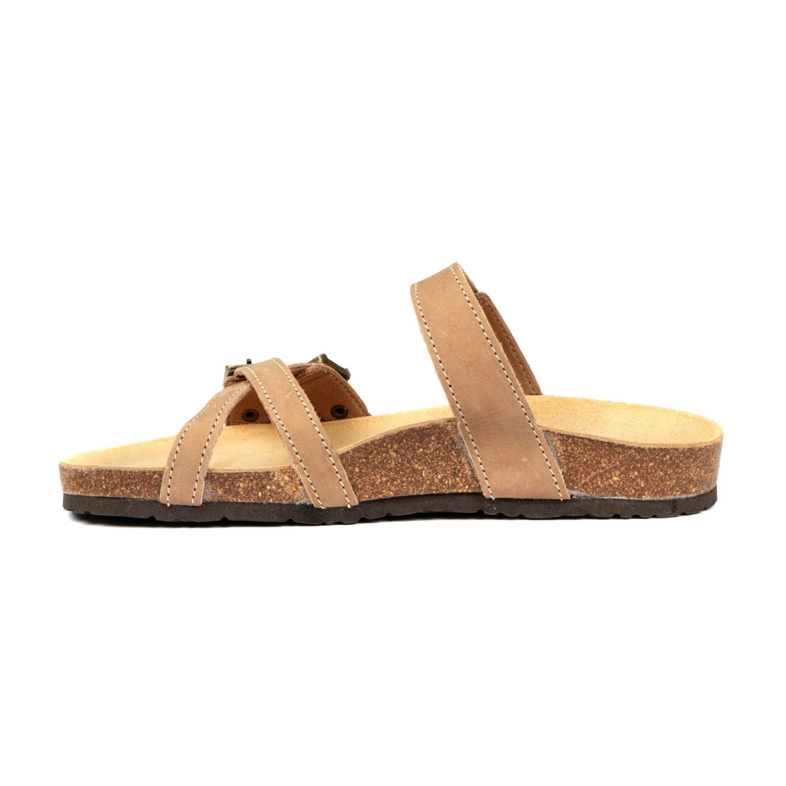 Corkies Anke Anatomical Cork Footbed Premium leather health sandal - Freestyle SA Proudly local Leather Goods Supplier leather boots veldskoens vellies leather shoes suede veldskoens