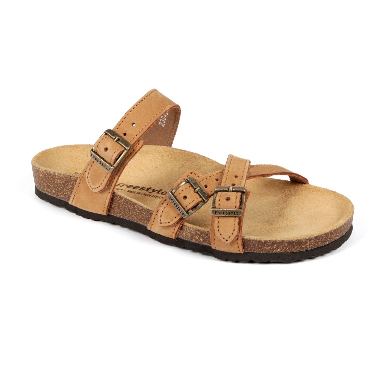 Corkies Anke Anatomical Cork Footbed Premium leather health sandal - Freestyle SA Proudly local Leather Goods Supplier leather boots veldskoens vellies leather shoes suede veldskoens