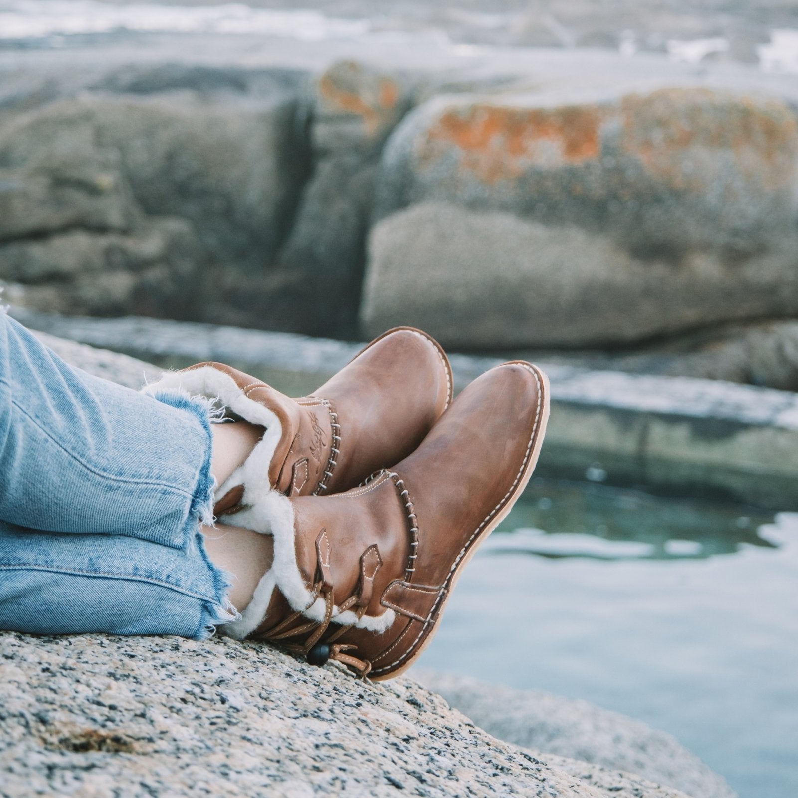 Freestyle Annabelle Locally Handcrafted 100% wool-lined premium leather boot - Freestyle SA Proudly local boots leather boots veldskoens vellies leather shoes suede veldskoens