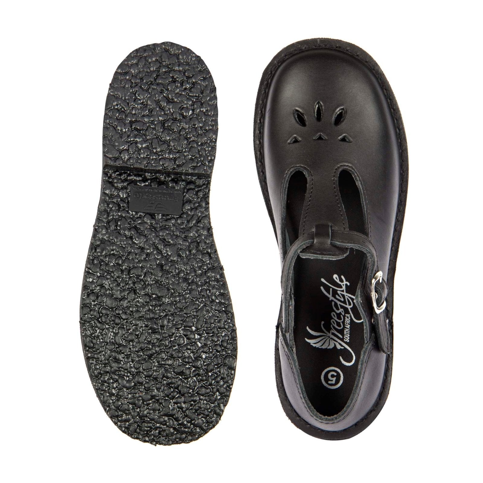 Freestyle Baby Doll Leather School Shoes - Freestyle SA Proudly local leather boots veldskoens vellies leather shoes suede veldskoens