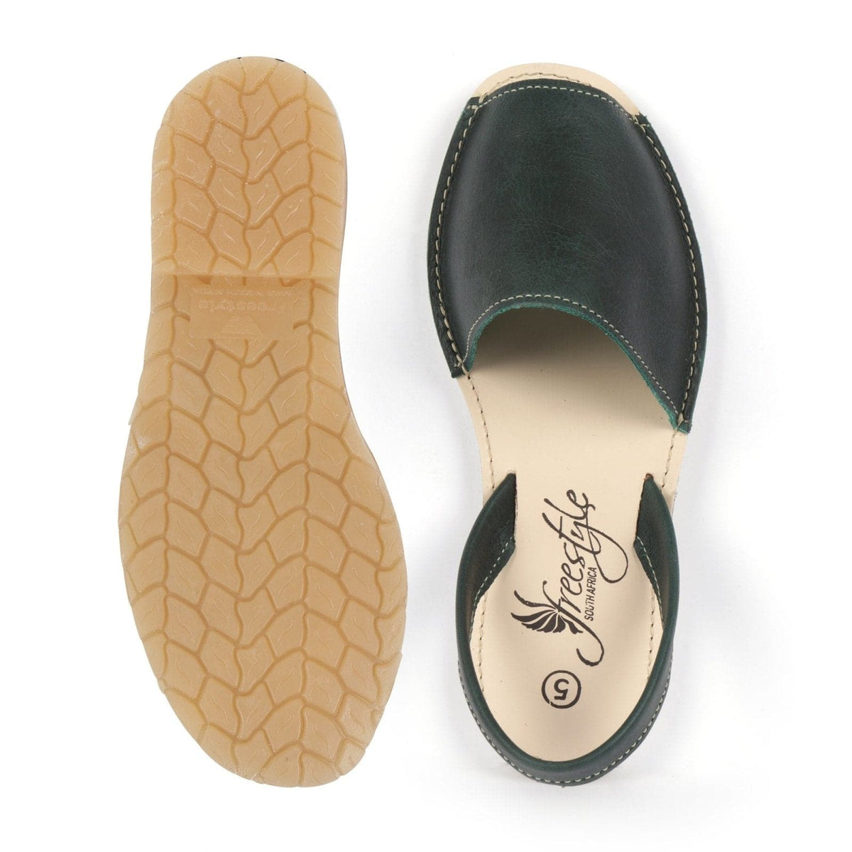 Freestyle Board Walk Premium Leather Handmade Open Back Sandal - Freestyle SA Proudly local leather boots veldskoens vellies leather shoes suede veldskoens