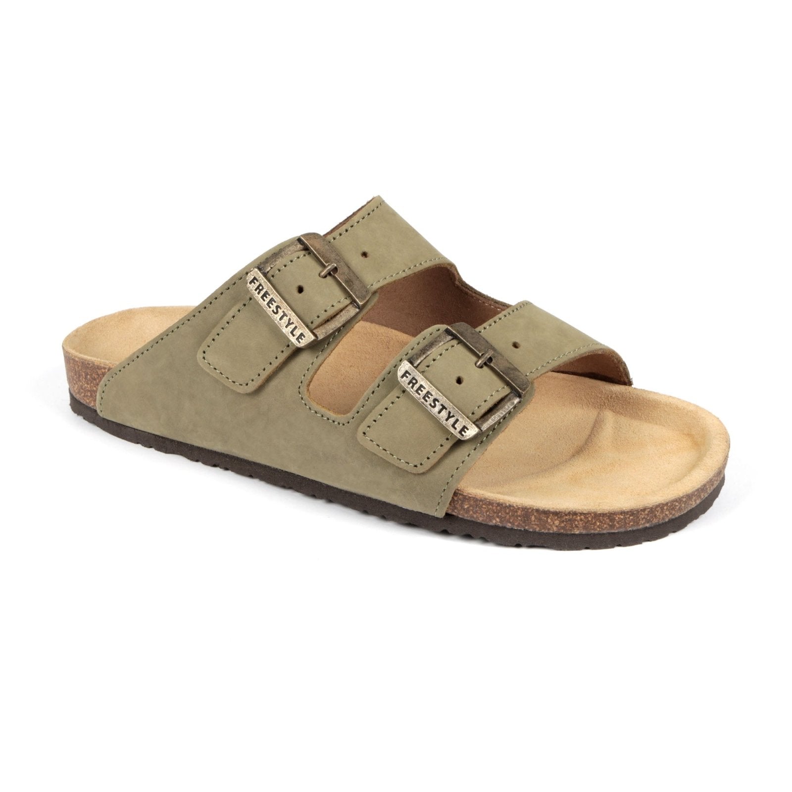 Freestyle Corkies Sophie Ladies Anatomical Premium Leather sandals - Freestyle SA Proudly local leather boots veldskoens vellies leather shoes suede veldskoens