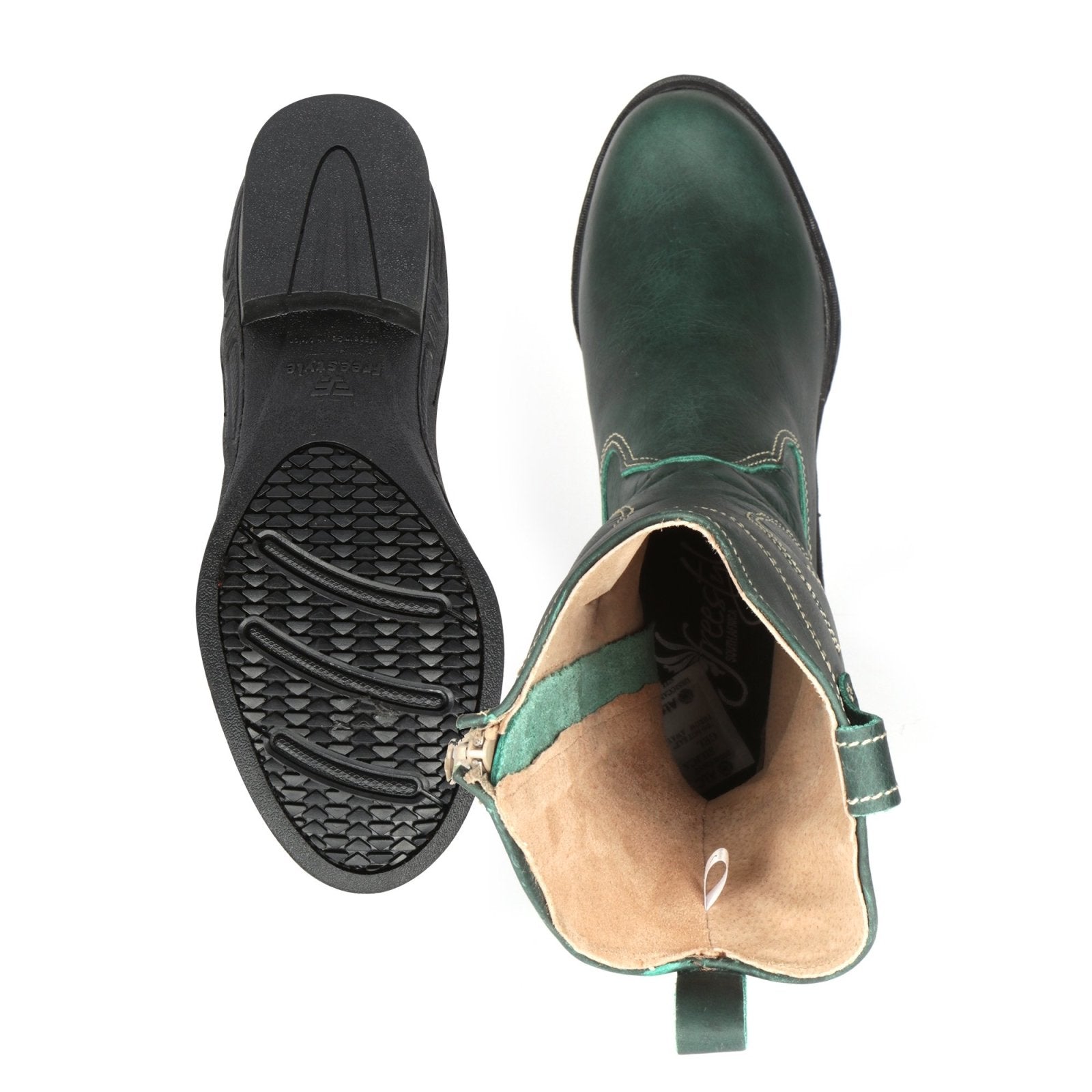 Freestyle Cowboy Ladies Premium Leather Boot - Freestyle SA Proudly local leather boots veldskoens vellies leather shoes suede veldskoens