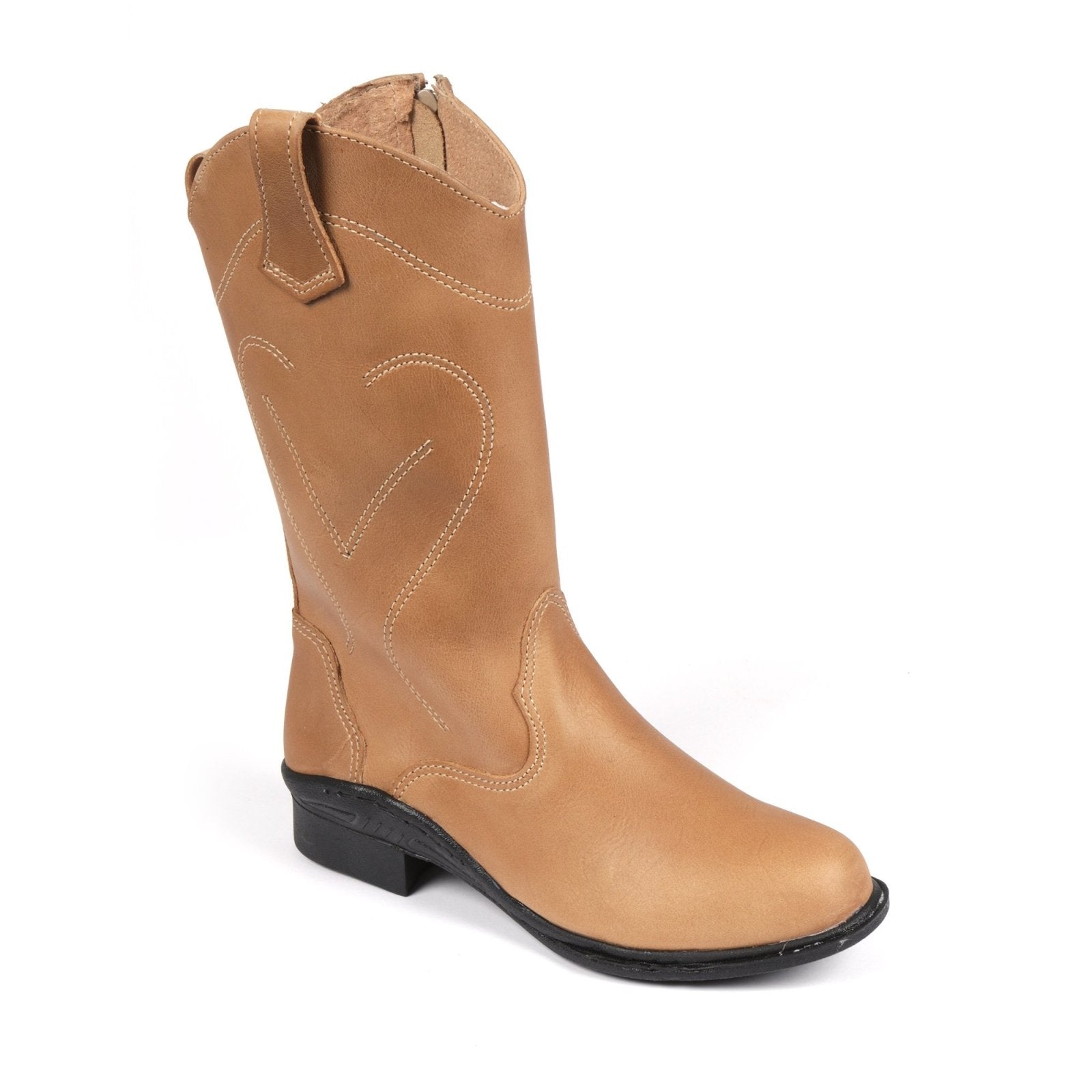 Freestyle Cowboy Ladies Premium Leather Boot - Freestyle SA Proudly local leather boots veldskoens vellies leather shoes suede veldskoens