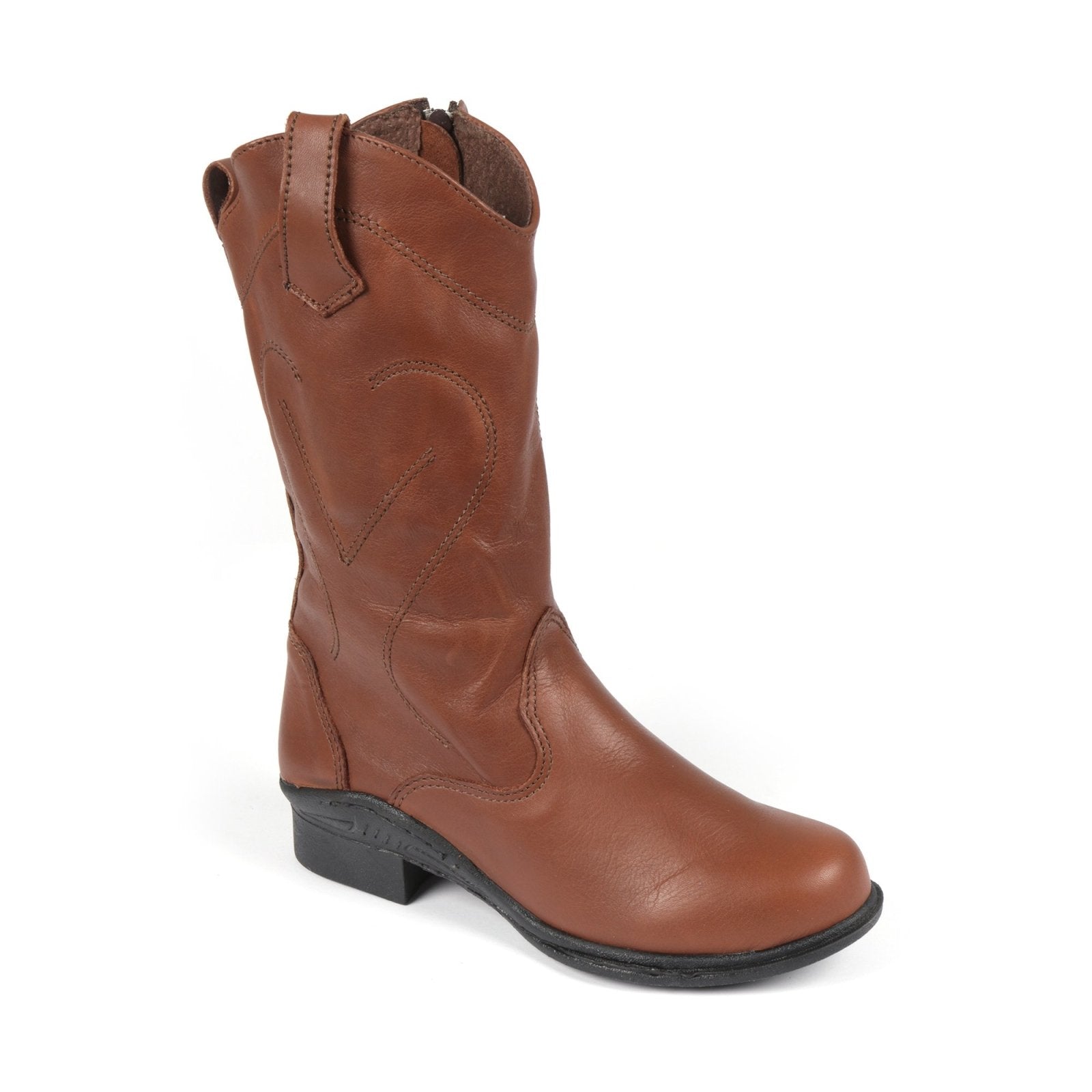 Freestyle Cowboy Ladies Premium Leather Boot - Freestyle SA Proudly local leather boots veldskoens vellies leather shoes suede veldskoens