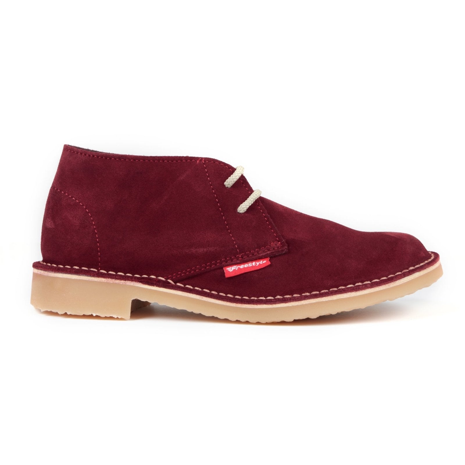 Hunter Vellie Unisex Premium Suede Veldskoen - Burgundy - Freestyle SA Proudly local vellies leather boots veldskoens vellies leather shoes suede veldskoens
