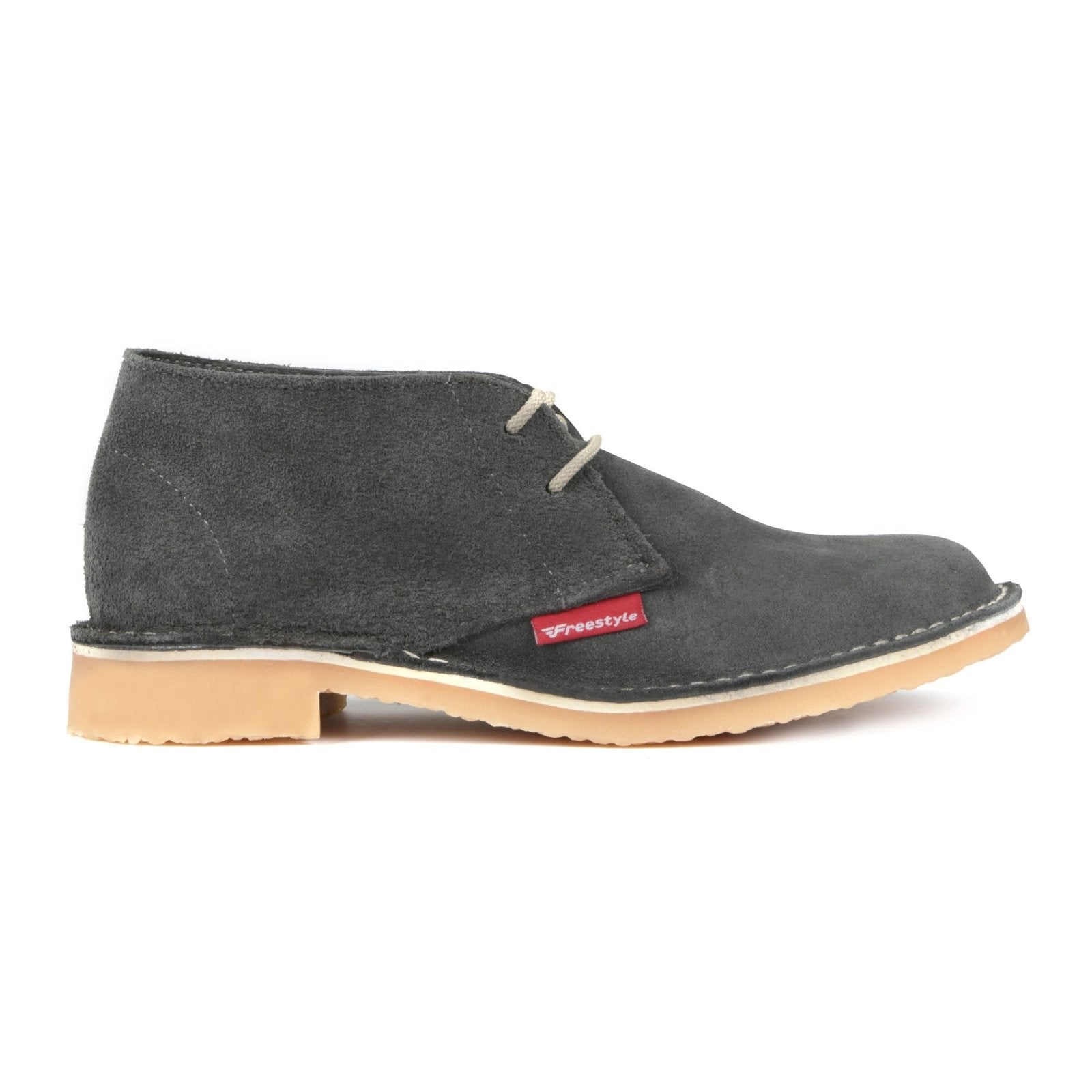 Hunter Vellie Unisex Premium Suede Veldskoen - Charcoal - Freestyle SA Proudly local vellies leather boots veldskoens vellies leather shoes suede veldskoens