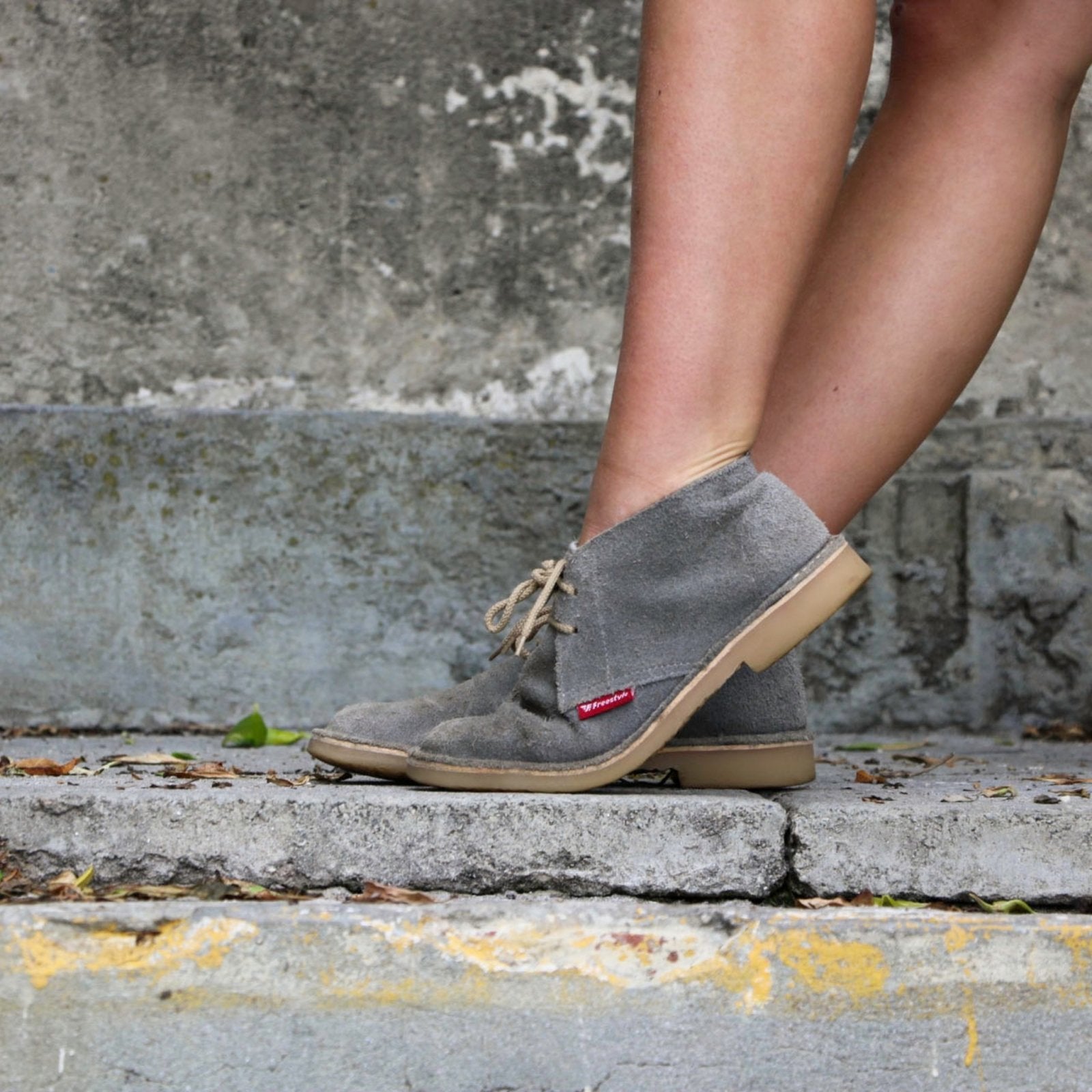 Hunter Vellie Unisex Premium Suede Veldskoen - Charcoal - Freestyle SA Proudly local vellies leather boots veldskoens vellies leather shoes suede veldskoens