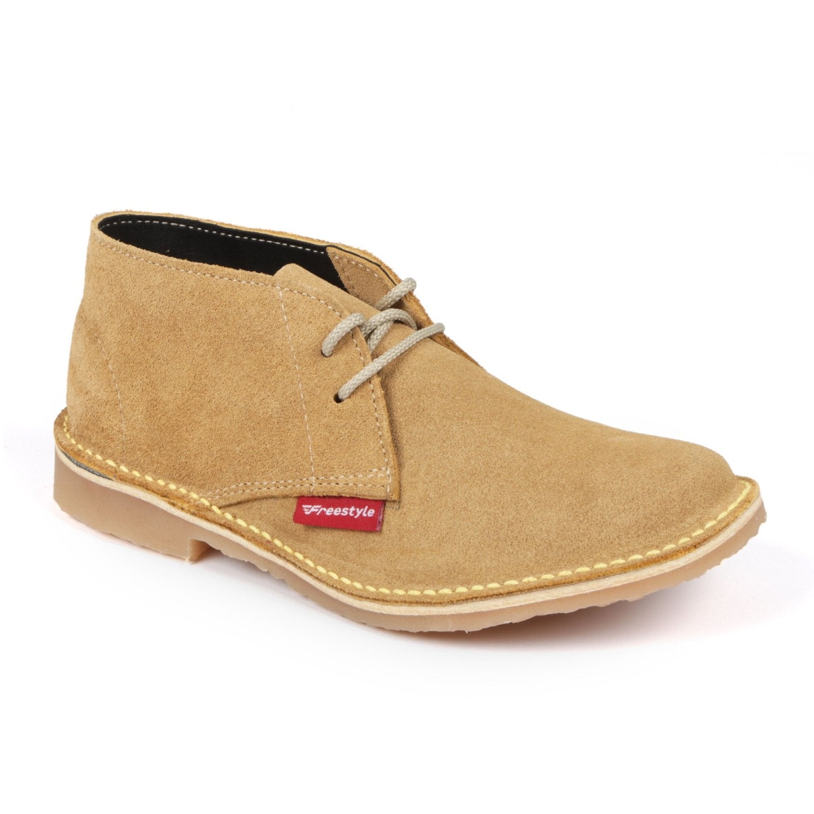 Hunter Vellie Unisex Premium Suede Veldskoen - Yellow - Freestyle SA Proudly local vellies leather boots veldskoens vellies leather shoes suede veldskoens
