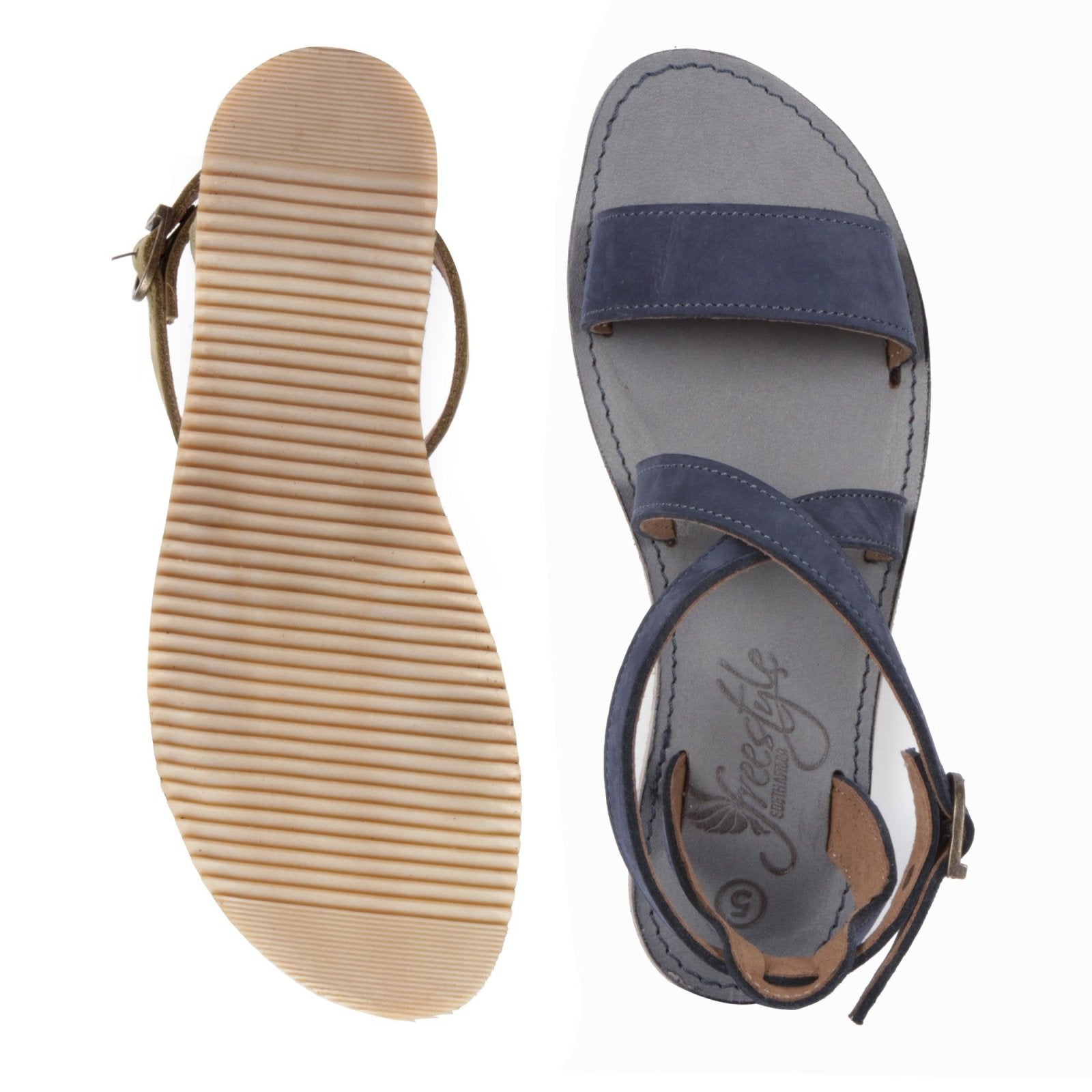 Isla Handcrafted Ladies Leather Summer Sandal - Freestyle SA Proudly local leather boots veldskoens vellies leather shoes suede veldskoens
