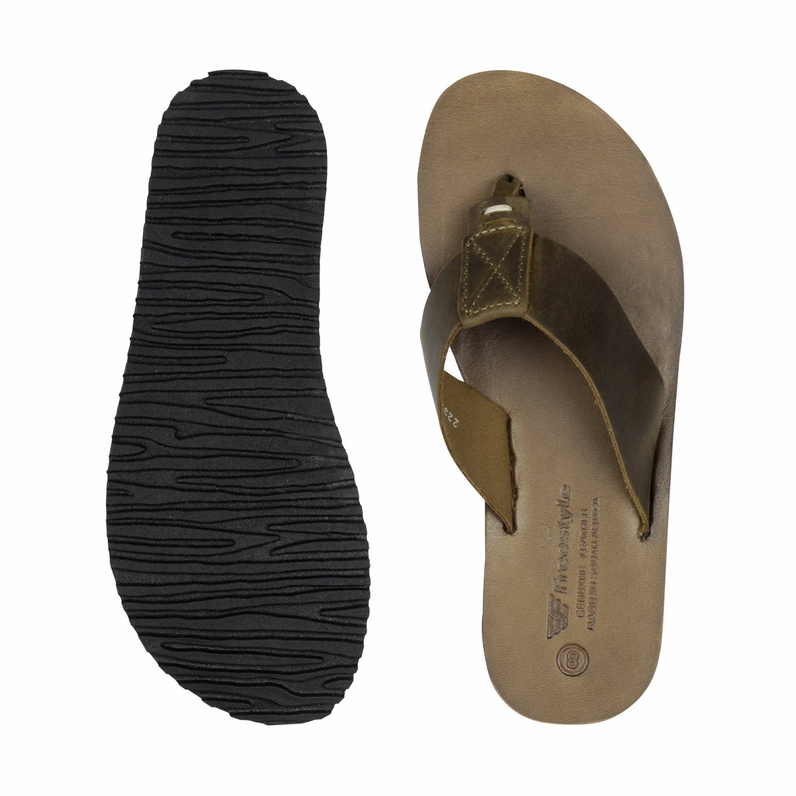 Jonas Men's Premium Leather Sandal - Freestyle SA Proudly local leather boots veldskoens vellies leather shoes suede veldskoens
